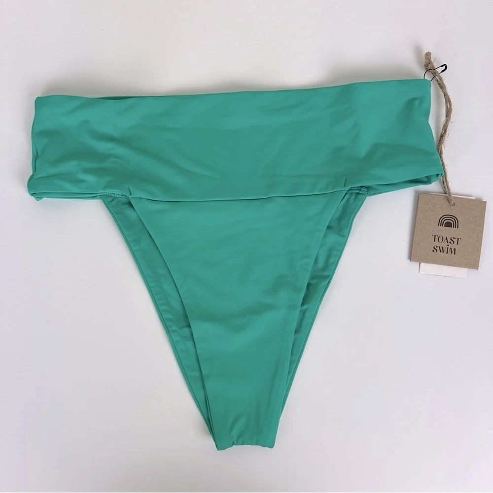 Toast Swim Free People | Banded High Waist Bikini Bottom In Maui | XS